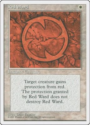 Carta MTG-Sigillo Rosso-Quarta Edizione-N.001-ITA-Good- Carta MTG-Sigillo Rosso-Quarta Edizione-N.001-ITA-Good-