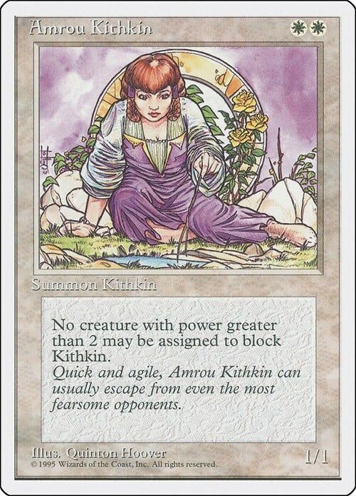 Carta MTG-Amrou Kithkin-Quarta Edizione-N.027-ITA-EX-