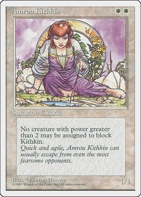 Carta MTG-Amrou Kithkin-Quarta Edizione-N.027-ITA-EX-
