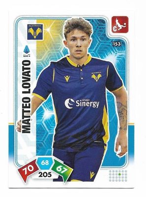 Trading card Adrenalyne 2020-21 - N°153 Matteo Lovato  Verona