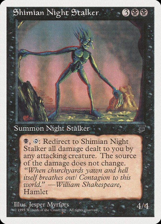 Carta MTG-Shimian Night Stalker-Chronicles-N.036-EN-Good-