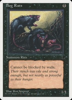 Carta MTG-Bog Rats-Chronicles-N.041-EN-EX- Carta MTG-Bog Rats-Chronicles-N.041-EN-EX-