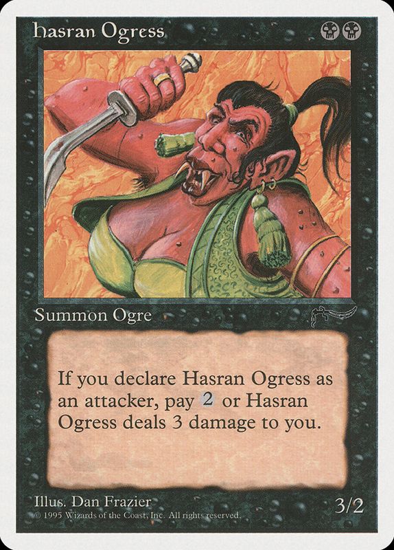 Carta MTG-Hasran Ogress-Chronicles-N.033-EN-Good-