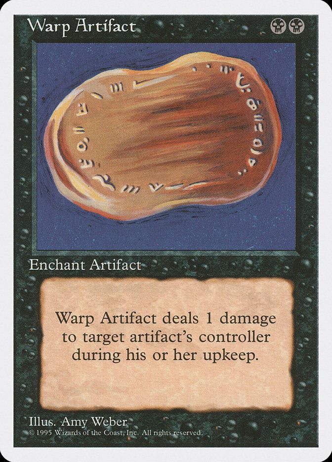 Carta MTG-Warp Artifact-Quarta Edizione-N.119-EN-EX-