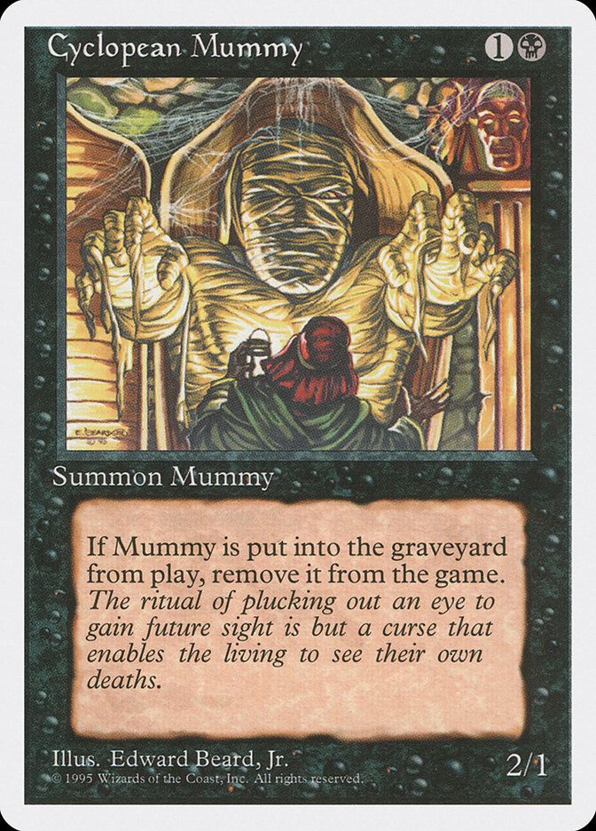 Carta MTG-Cyclopean Mummy-Quarta Edizione-N.135-EN-EX-
