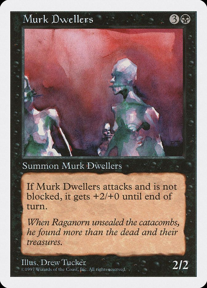 Carta MTG-Murk Dwellers-Quarta Edizione-N.141-EN-EX-