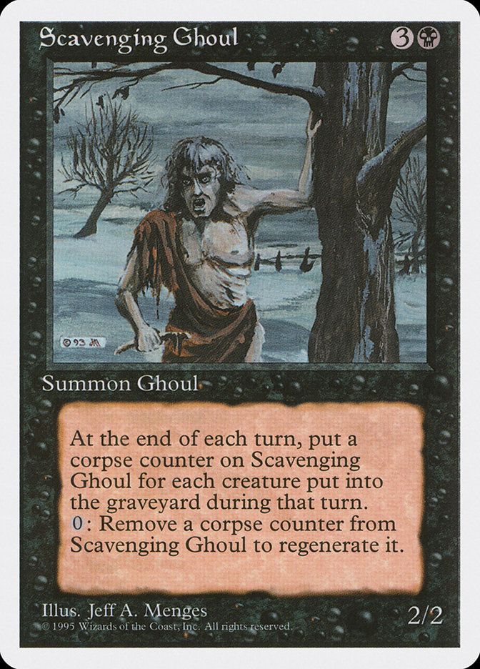 Carta MTG-Scavenging Ghoul-Quarta Edizione-N.180-EN-EX-