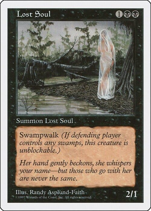 Carta MTG-Lost Soul-Quinta Edizione-N.175-EN-EX-