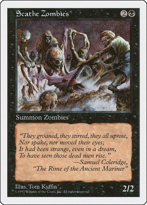Carta MTG-Zombi della Distruzione-Quinta Edizione-N.177-ITA-EX-