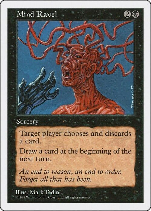Carta MTG-Mind Ravel-Quinta Edizione-N.176-EN-EX-