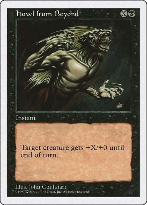 Carta MTG-Howl from Beyond-Quinta Edizione-N.205-EN-Poor-