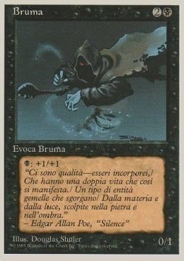 Carta MTG-Bruma-Foreign White Bordered-N.158-ITA-EX-