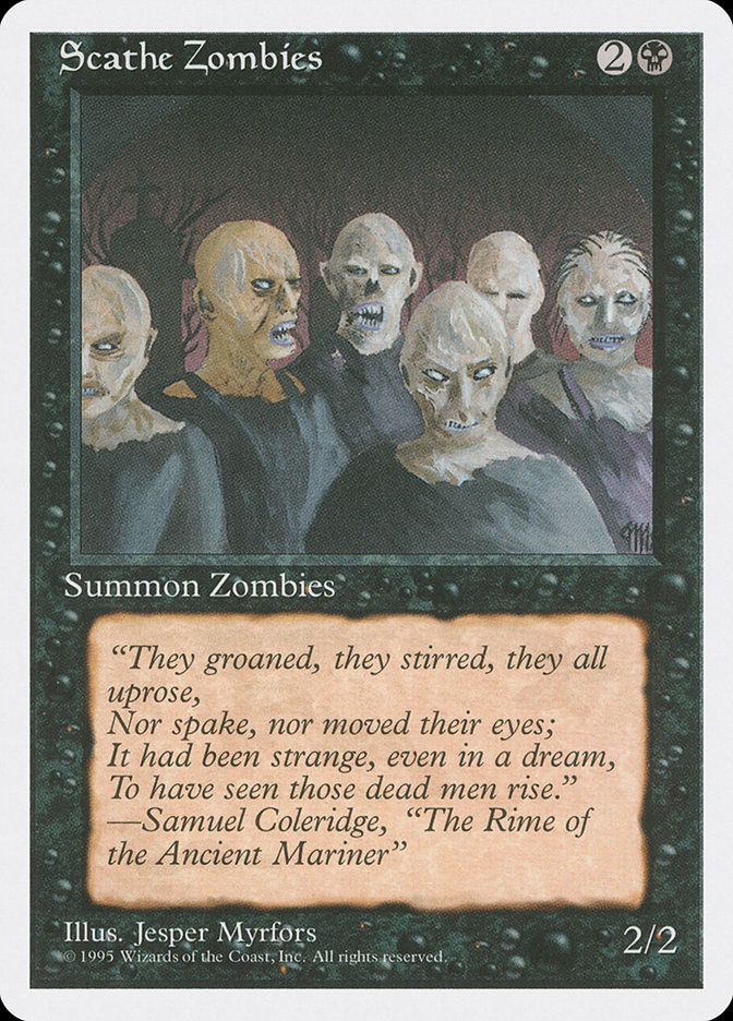 Carta MTG-Zombi della Distruzione-Quarta Edizione-N.132-ITA-Good-