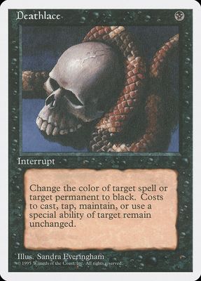 Carta MTG-Segno di Morte-Quarta Edizione-N.128-ITA-EX-