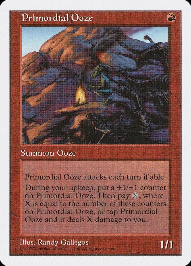 Carta MTG-Primordial Ooze-Quinta Edizione-N.272-EN-EX-
