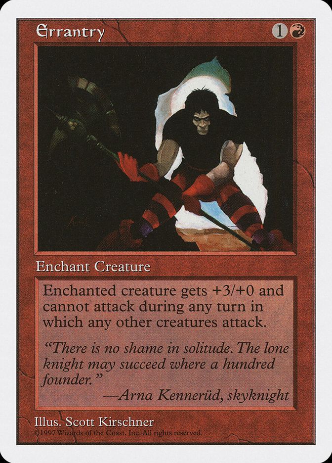 Carta MTG-Cavaliere Errante-Quinta Edizione-N.208-ITA-EX-