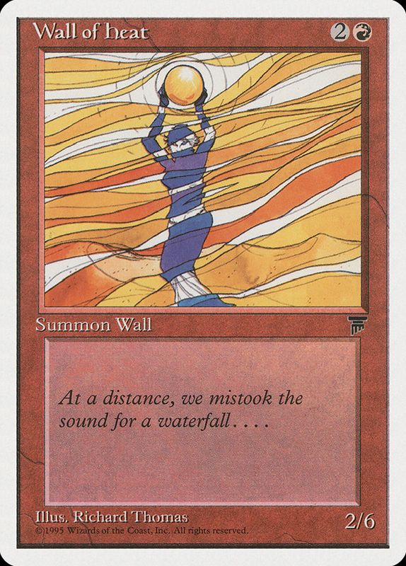 Carta MTG-Wall of Heat-Chronicles-N.055-EN-EX-