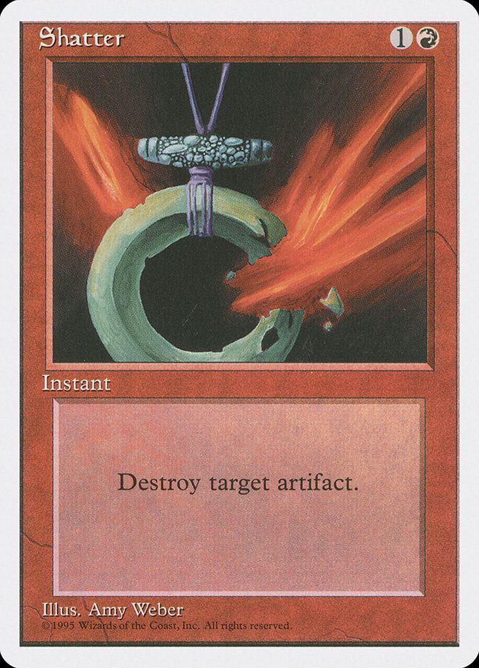 Carta MTG-Shatter  -Quarta Edizione-N.213-EN-Good-