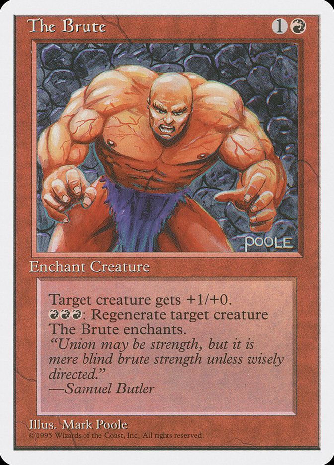 Carta MTG-Il Bruto-Quarta Edizione-N.144-ITA-EX-