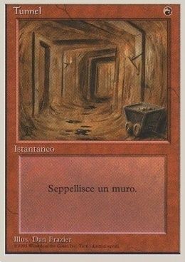 Carta MTG-Tunnel-Foreign White Bordered-N.227-ITA-EX-