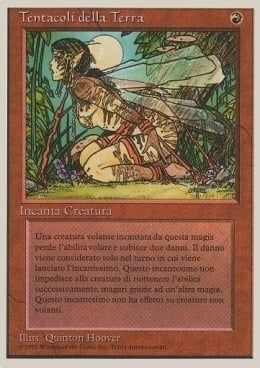 Carta MTG-Tentacoli della Terra-Foreign White Bordered-N.194-ITA-Good-