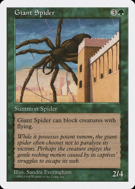 Carta MTG-Giant Spider-Anthologies-N.286-EN-EX-