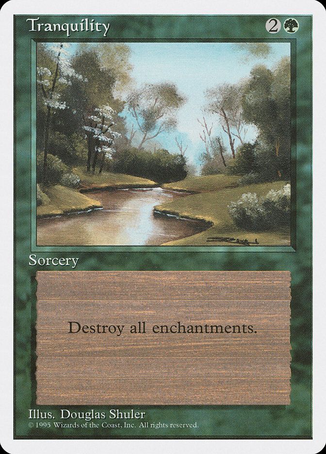 Carta MTG-Tranquility-Quarta Edizione-N.263-EN-EX-