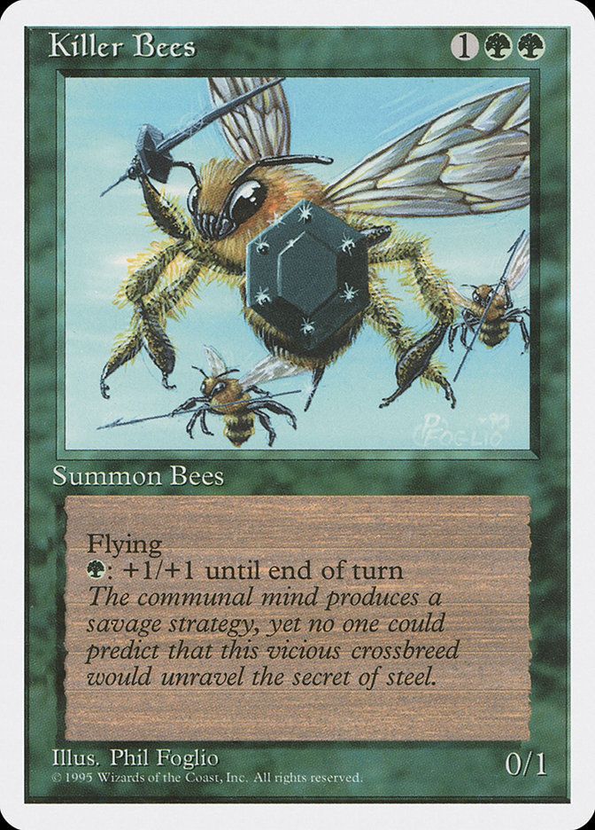Carta MTG-Killer Bees-Quarta Edizione-N.249-EN-Good-