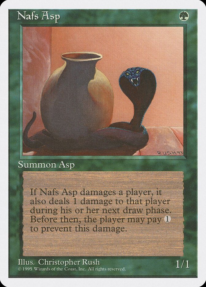Carta MTG-Nafs Asp-Quarta Edizione-N.264-EN-Good-