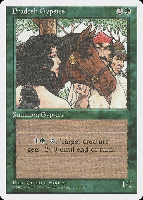 Carta MTG-Pradesh Gypsies-Quarta Edizione-N.264-EN-EX-