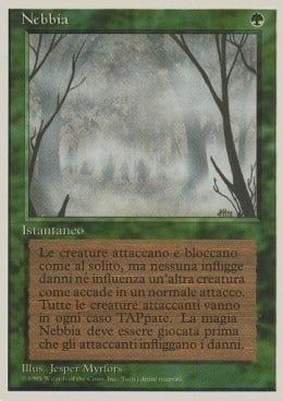 Carta MTG-Nebbia-Foreign White Bordered-N.241-ITA-EX-