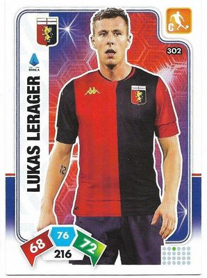 Trading card Adrenalyne 2020-21 - N°302 Lukas Lerager  Genoa Trading card Adrenalyne 2020-21 - N°302 Lukas Lerager  Genoa