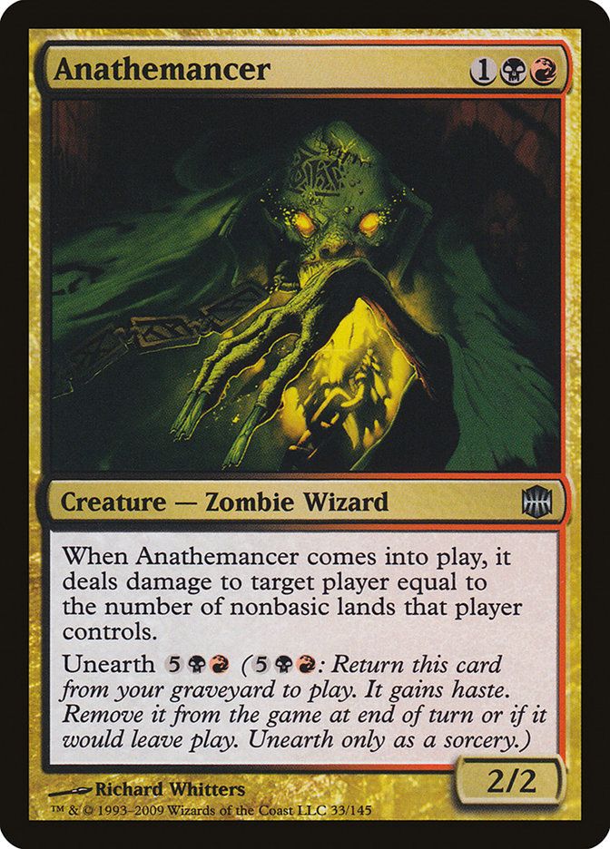Carta MTG-Anatemante-Alara Reborn-N.033-ITA-Good-