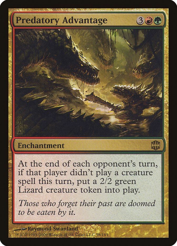 Carta MTG-Vantaggio Predatorio-Alara Reborn-N.118-ITA-Good-