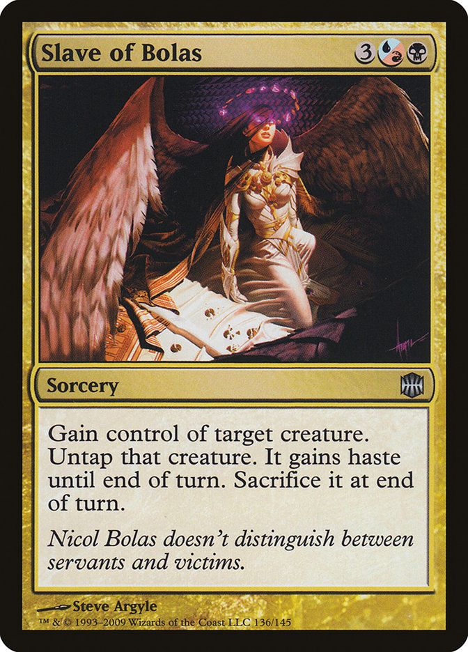 Carta MTG-Schiavo di Bolas-Alara Reborn-N.058-ITA-EX-