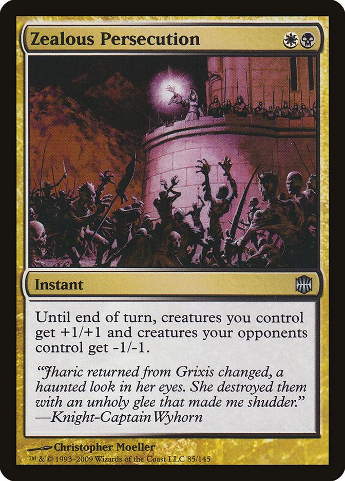 Carta MTG-Persecuzione Zelante-Alara Reborn-N.136-ITA-EX-