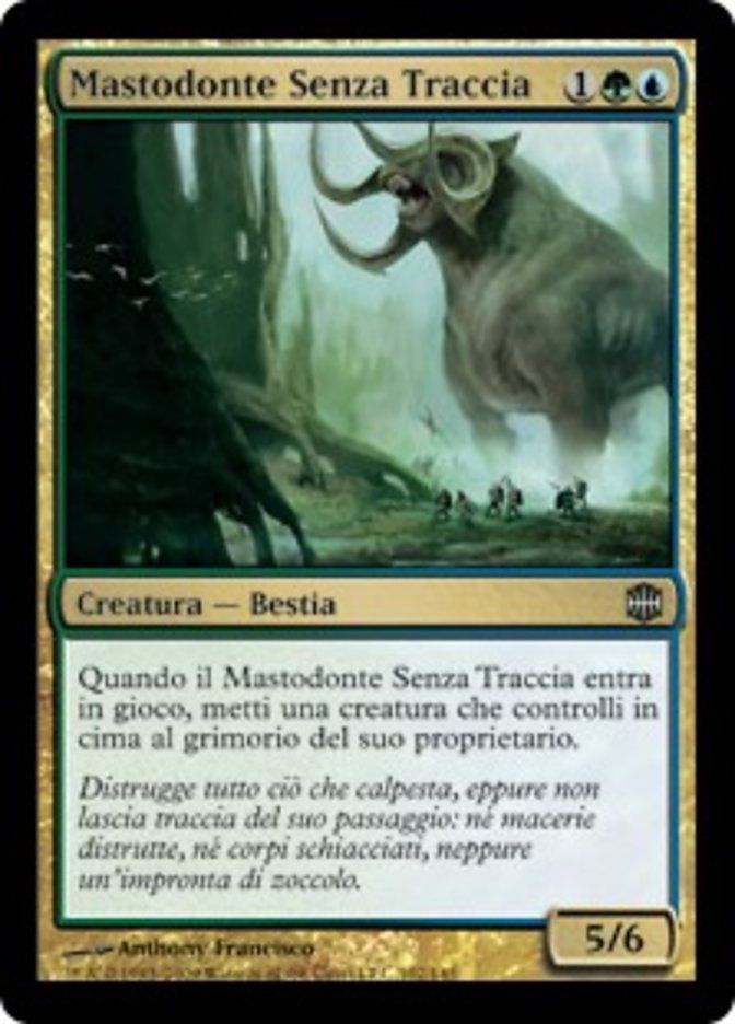 Carta MTG-Mastodonte Senza Traccia-Alara Reborn-N.085-ITA-EX-