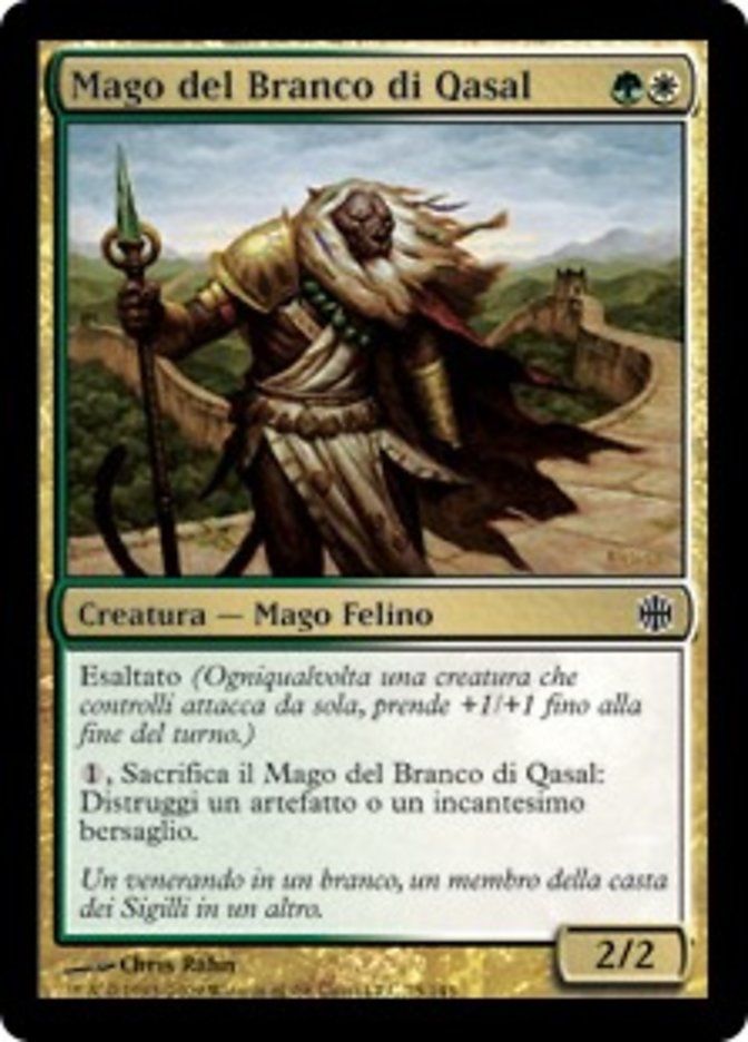 Carta MTG-Mago del Branco di Qasal-Alara Reborn-N.102-ITA-EX-