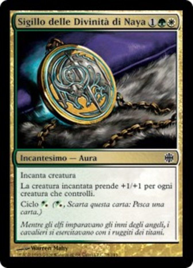 Carta MTG-Sigillo delle Divinità di Naya-Alara Reborn-N.075-ITA-EX-