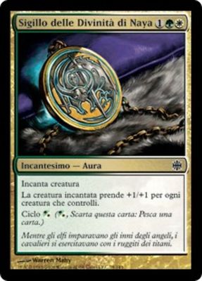 Carta MTG-Sigillo delle Divinità di Naya-Alara Reborn-N.075-ITA-EX-