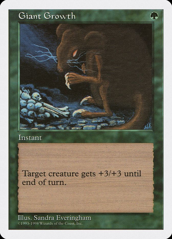 Carta MTG-Giant Growth-Anthologies-N.055-EN-EX-Common