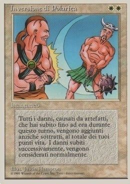 Carta MTG-Inversione di Polarità-Foreign White Bordered-N.036-ITA-EX-Uncommon