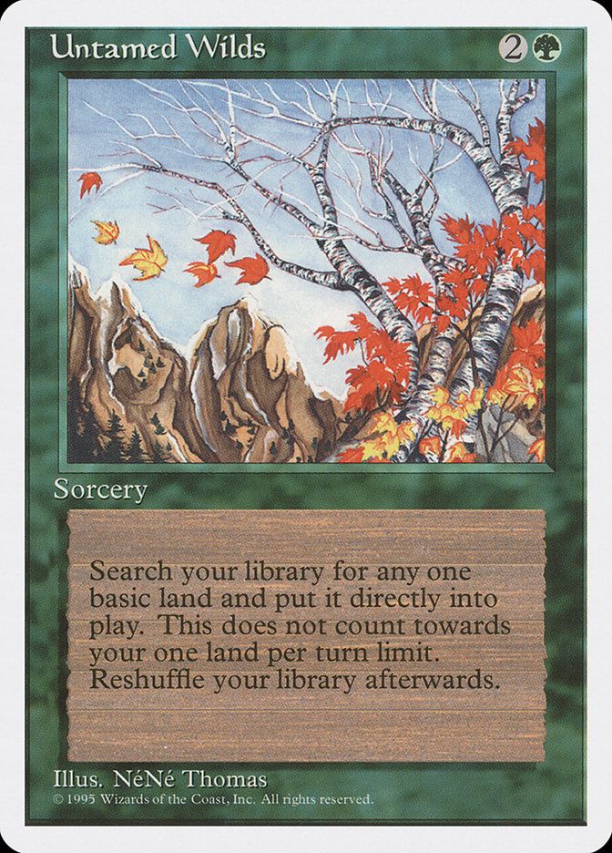 Carta MTG-Natura Incontaminata-Quarta Edizione-N.279-ITA-EX-Uncommon