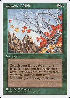 Carta MTG-Natura Incontaminata-Quarta Edizione-N.279-ITA-EX-Uncommon