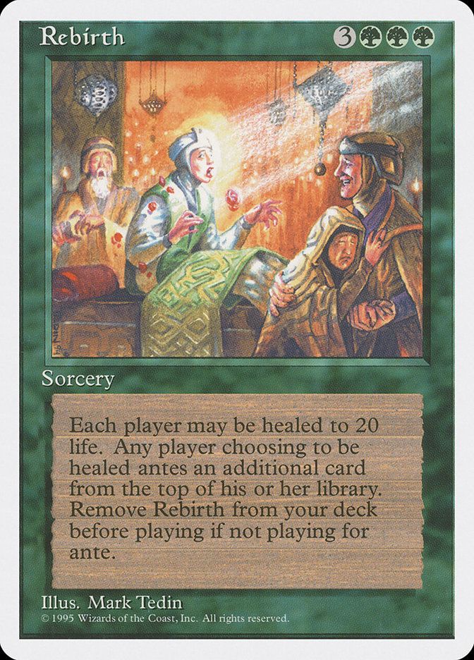 Carta MTG-Rinascita-Quarta Edizione-N.267-ITA-EX-Rare