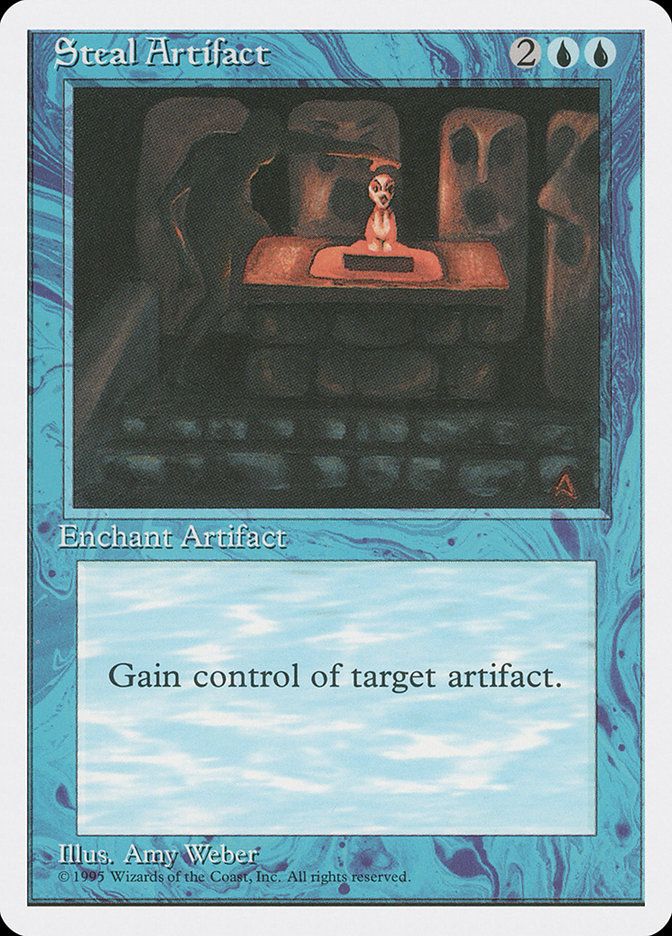 Carta MTG-Steal Artifact-Quarta Edizione-N.105-EN-Good-Uncommon