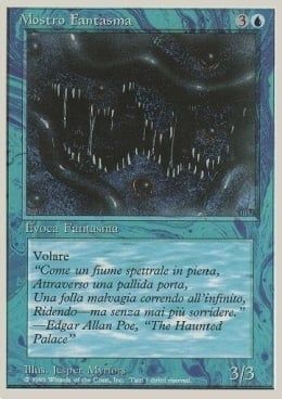 Carta MTG-Mostro Fantasma-Foreign White Bordered-N.071-ITA-LP-Uncommon