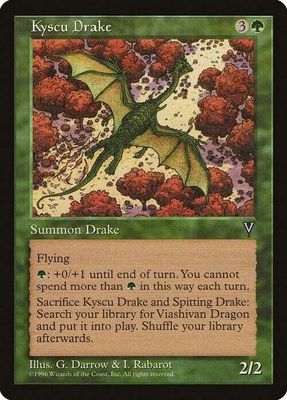 Carta MTG-Draghetto di Kyscu-Visioni-EN-EX-Uncommon