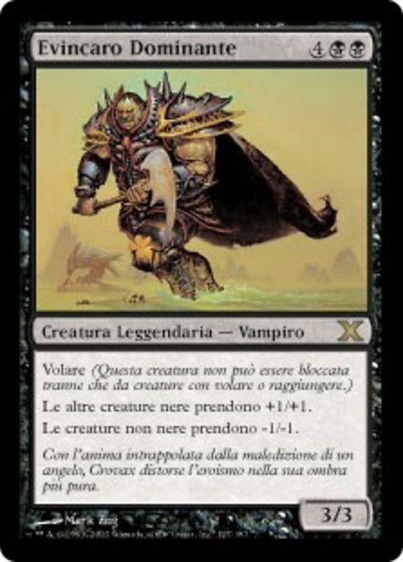 Carta MTG-Evincaro Dominante-Decima Edizione-N.127-ITA-EX-Rare