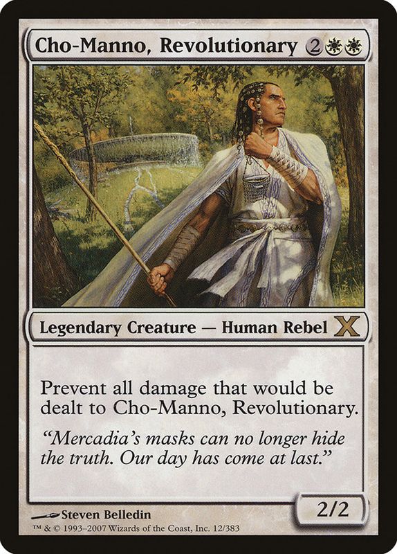 Carta MTG-Cho-Manno, Revolutionary-Decima Edizione-N.012-EN-EX-Rare